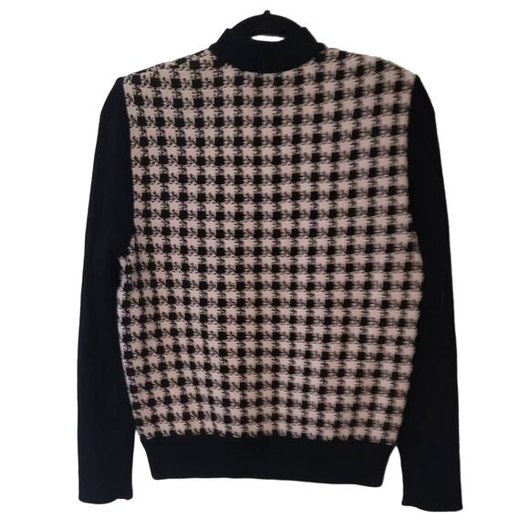 ST JOHN COLLECTION KNITS Pink Black Zipper Jacket Blazer 4 - Picture 3 of 6